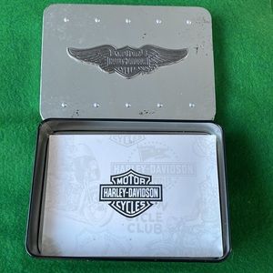 Harley-Davison Tin & Note Cards Vintage NWT